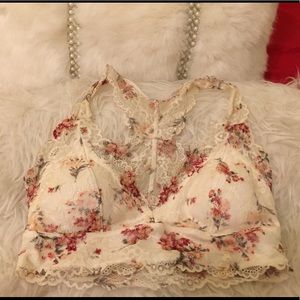 Floral bralette (can be worn out)